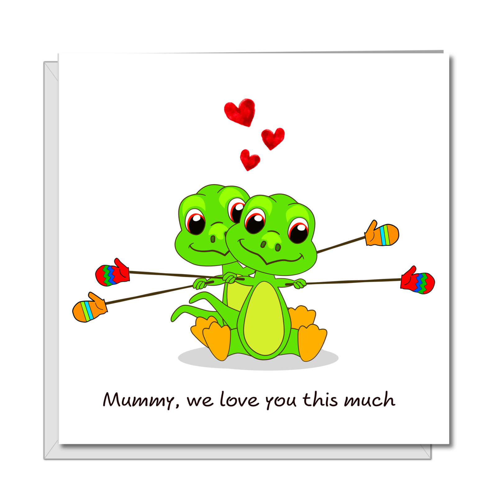 Funny Dinosaur Mother's Day Card / Birthday Card for Mum - from son daughter - humour humorous amusing - special best