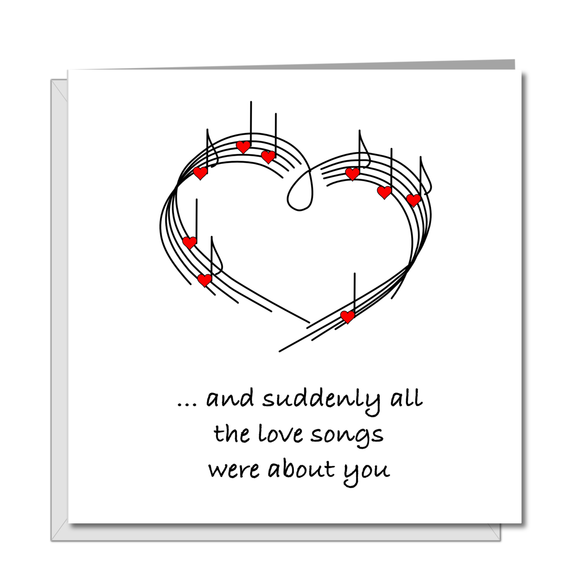 love song birthday card