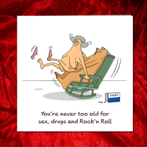 Funny Birthday Card 40th 50th 60th Valentines, Anniversary for Wife, Husband, Mum, Dad or friend. Love and support