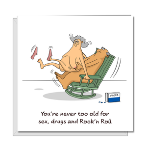 Funny Birthday Card 40th 50th 60th Valentines, Anniversary for Wife, Husband, Mum, Dad or friend. Love and support