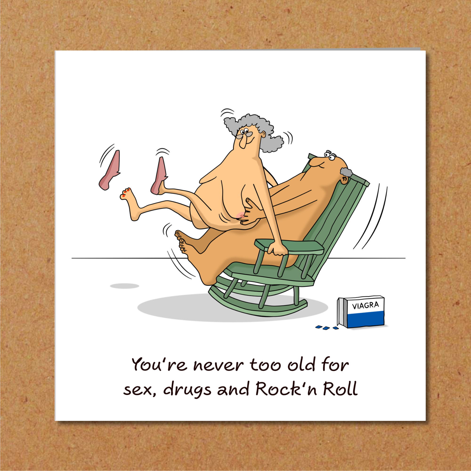 Funny Birthday Card 40th 50th 60th Valentines, Anniversary for Wife, H