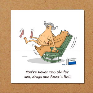 Funny Birthday Card 40th 50th 60th Valentines, Anniversary for Wife, Husband, Mum, Dad or friend. Love and support
