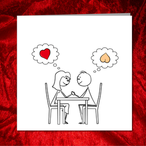 Naughty Card for Boyfriend or Girlfriend. Valentines Day Card, Anniversary Card, Birthday Card. Love cartoon, funny, humorous, rude, adult