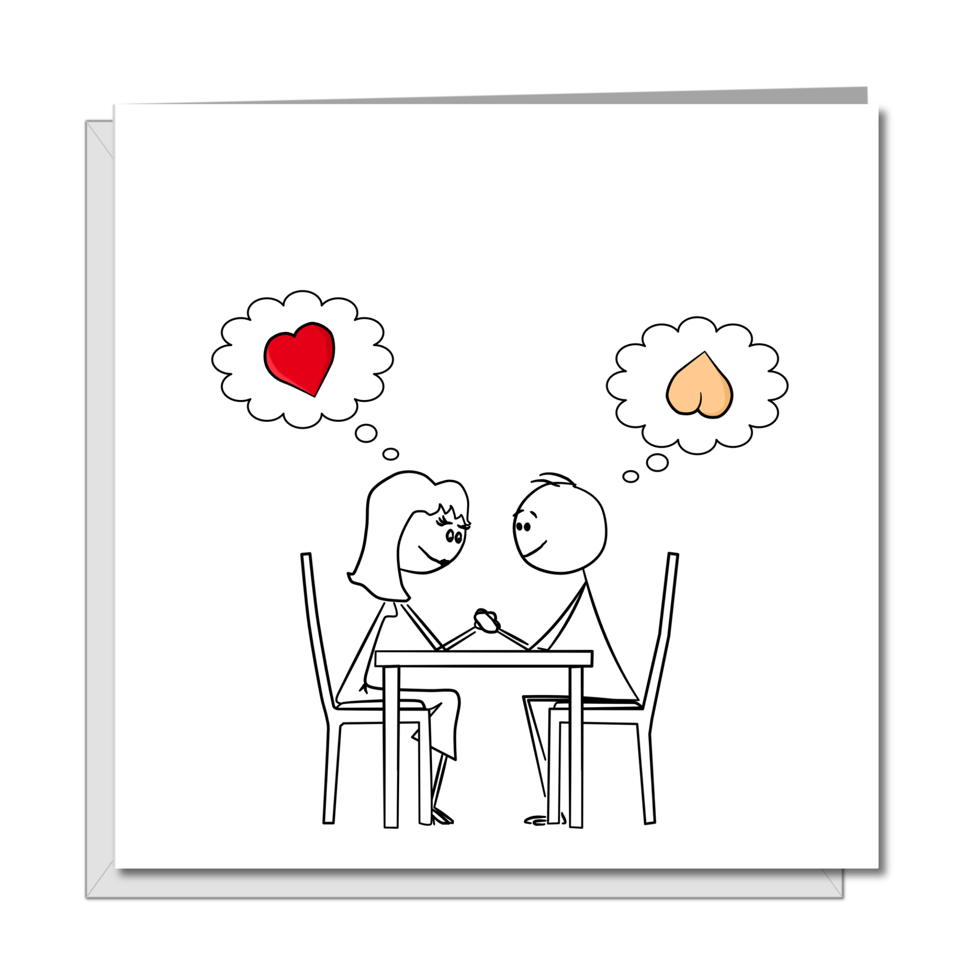 Naughty Card for Boyfriend or Girlfriend. Valentines Day Card, Anniversary Card, Birthday Card. Love cartoon, funny, humorous, rude, adult