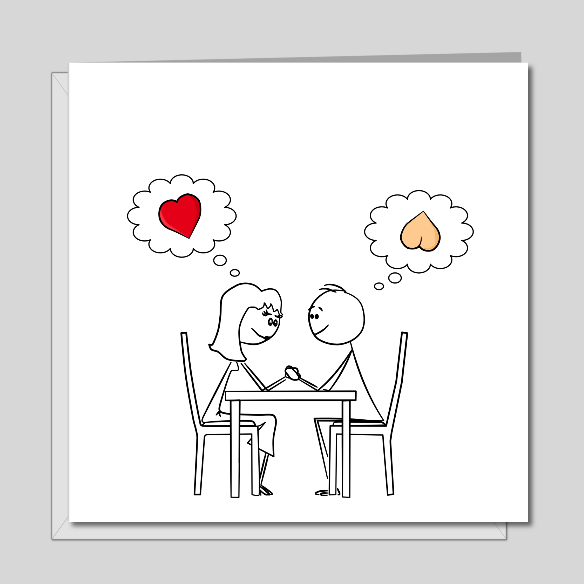 Naughty Card for Boyfriend or Girlfriend. Valentines Day Card, Anniversary Card, Birthday Card. Love cartoon, funny, humorous, rude, adult