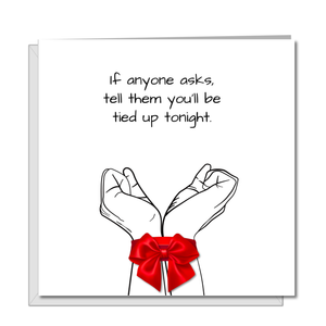 bondage card girlfriend