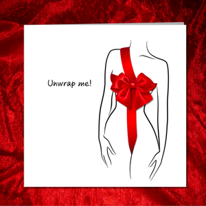 unwrap me valentines card