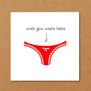 funny missing you card