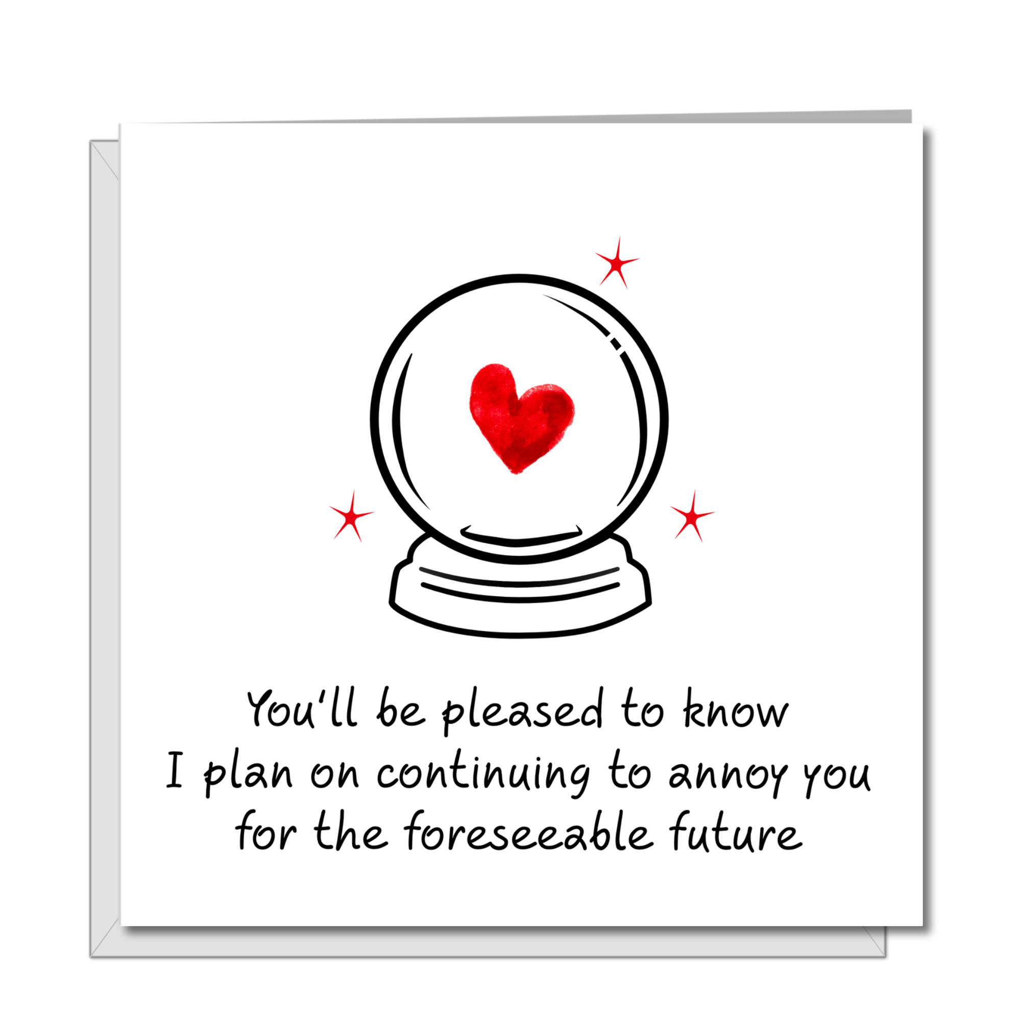 Funny anniversary card husband
