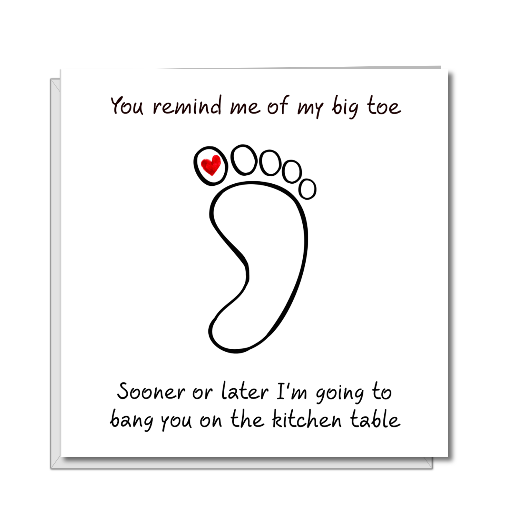 Naughty girlfriend birthday card