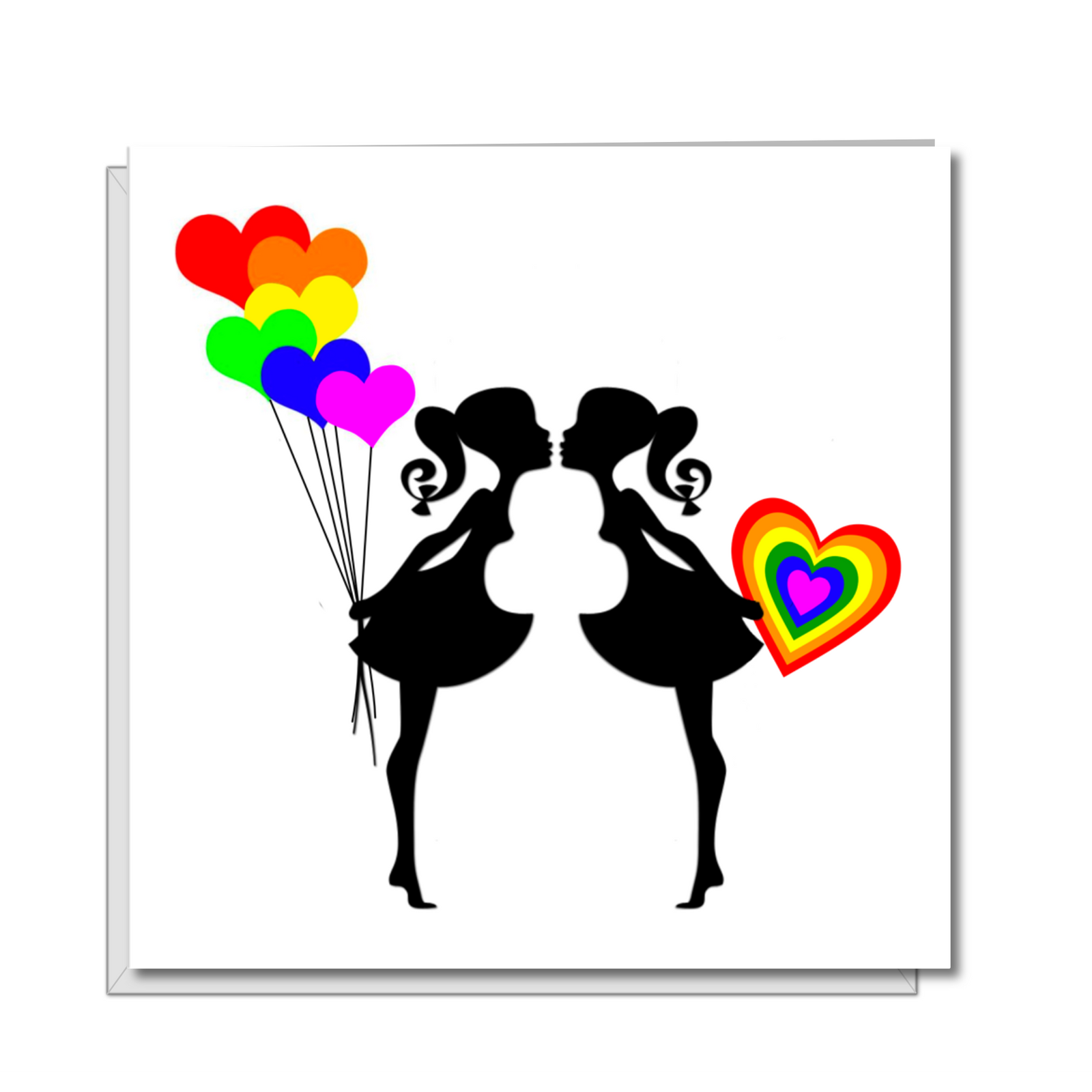 Stuff4 LGBT 24th Birthday Cards For Partner - Happy 24th Birthday - LGBT Twenty-Fourth Happy Birthday Card For Partner From Girlfriend Boyfriend, 5.7 X 5.7 Inch Gay Pride LGBT Gifts