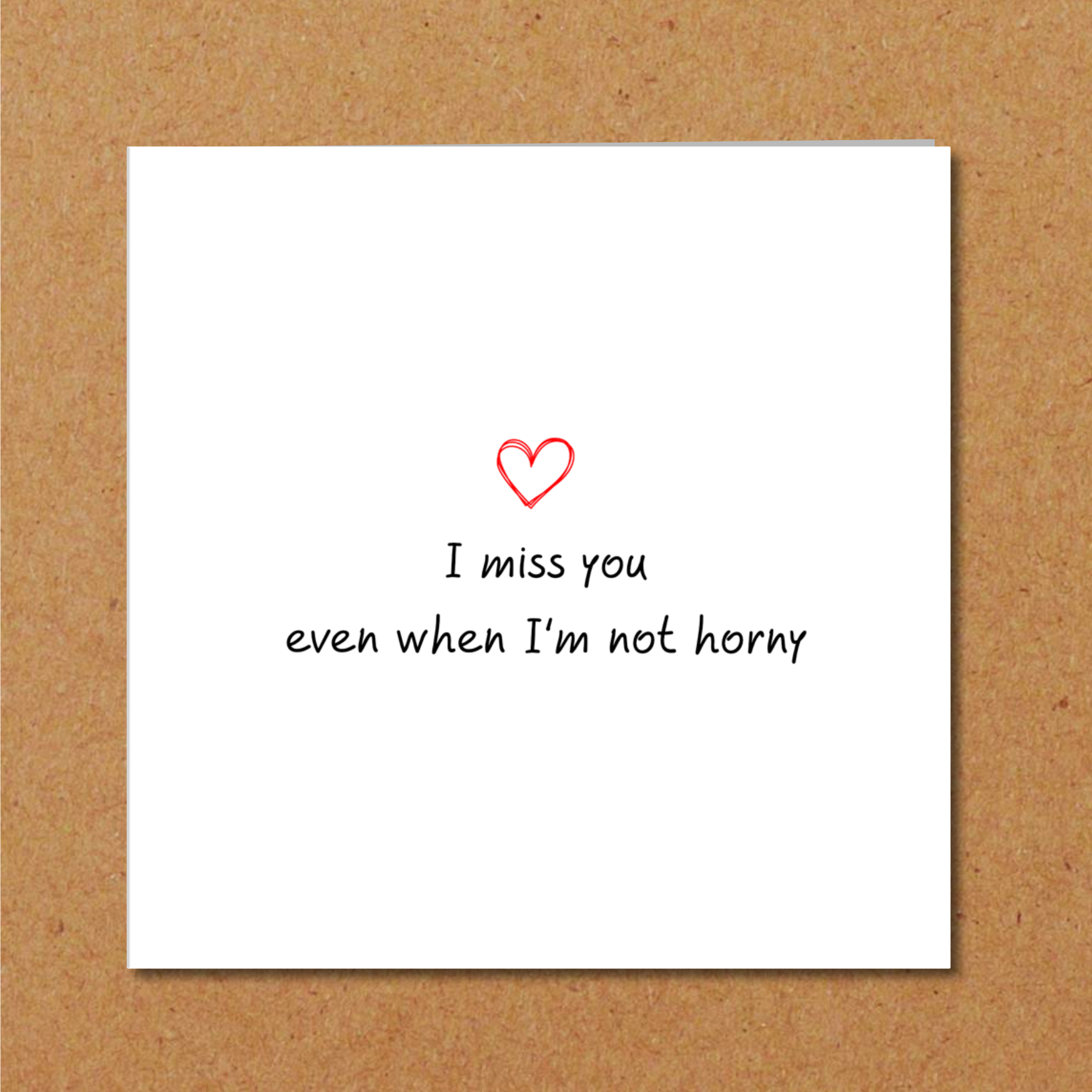 sexy missing you card