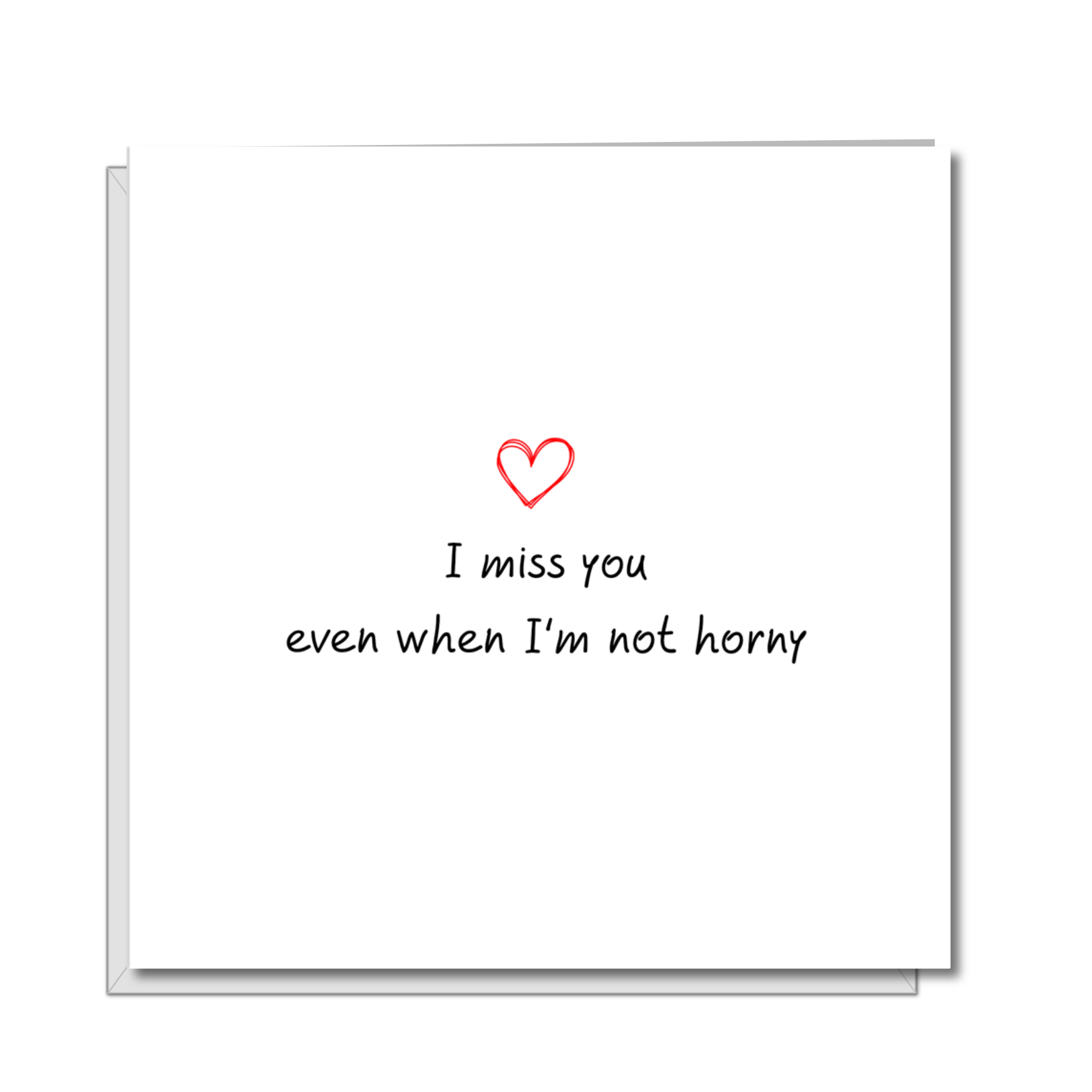 sexy missing you card
