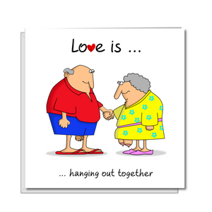 love is anniversary card