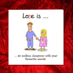 funny weirdo card
