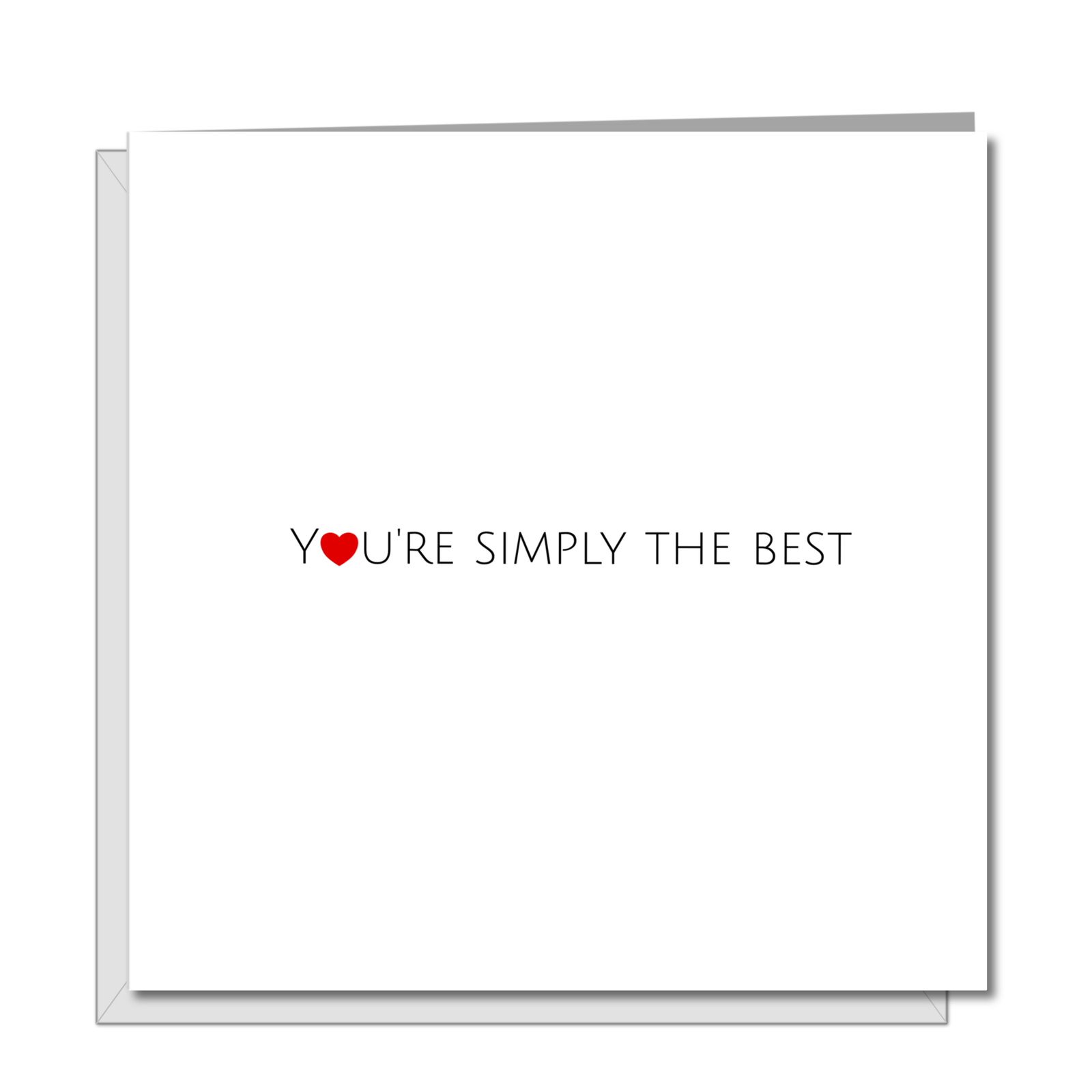 Good Luck / Congratulations / Birthday / Anniversary Card / Valentines Day Card - Simply the Best -  wife husband son daughter girlfriend boyfriend