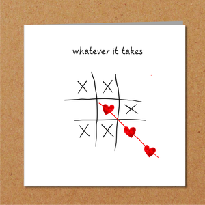 Romantic Card for Girlfriend, Boyfriend, Wife or Husband - Valentine Card, Birthday Card, Anniversary Card - I Love you unrequited love