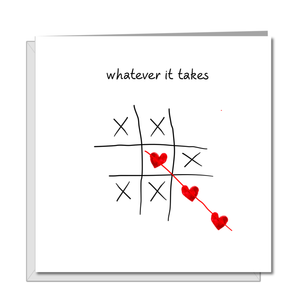 Romantic Card for Girlfriend, Boyfriend, Wife or Husband - Valentine Card, Birthday Card, Anniversary Card - I Love you unrequited love