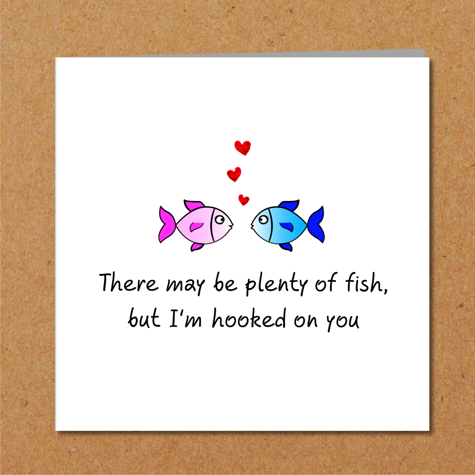 Plenty of Fish Dating App Card for Anniversary, Birthday or Valentine's Day card. Girlfriend boyfriend