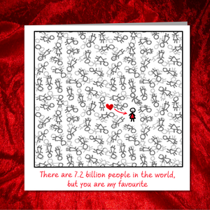 Valentines Day Card Birthday Card for girlfriend or best friend BFF Romantic love special person best