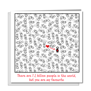 Valentines Day Card Birthday Card for girlfriend or best friend BFF Romantic love special person best