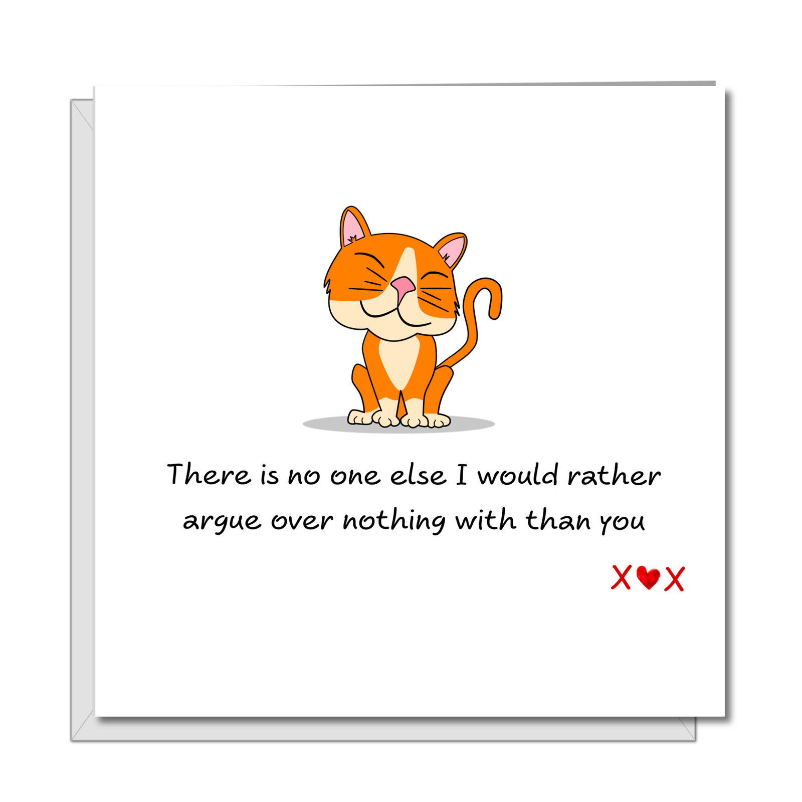 Funny Argue Over Nothing Anniversary, Birthday, Valentine Card. For girlfriend, boyfriend, husband, wife card - funny amusing humorous