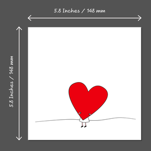 Romantic Valentines Card Husband
