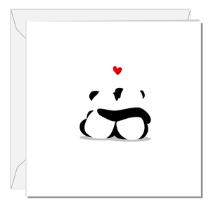 Cute Valentines Day Card Anniversary Card Birthday Card Husband Wife Boyfriend Girlfriend Romantic Love Panda Bear  - love adore special