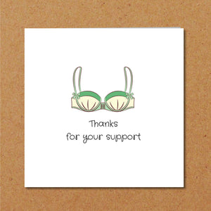 bridesmaids thank you card