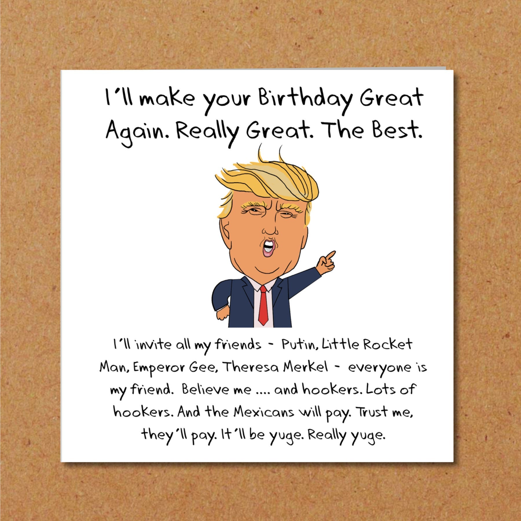 Donald Trump Card