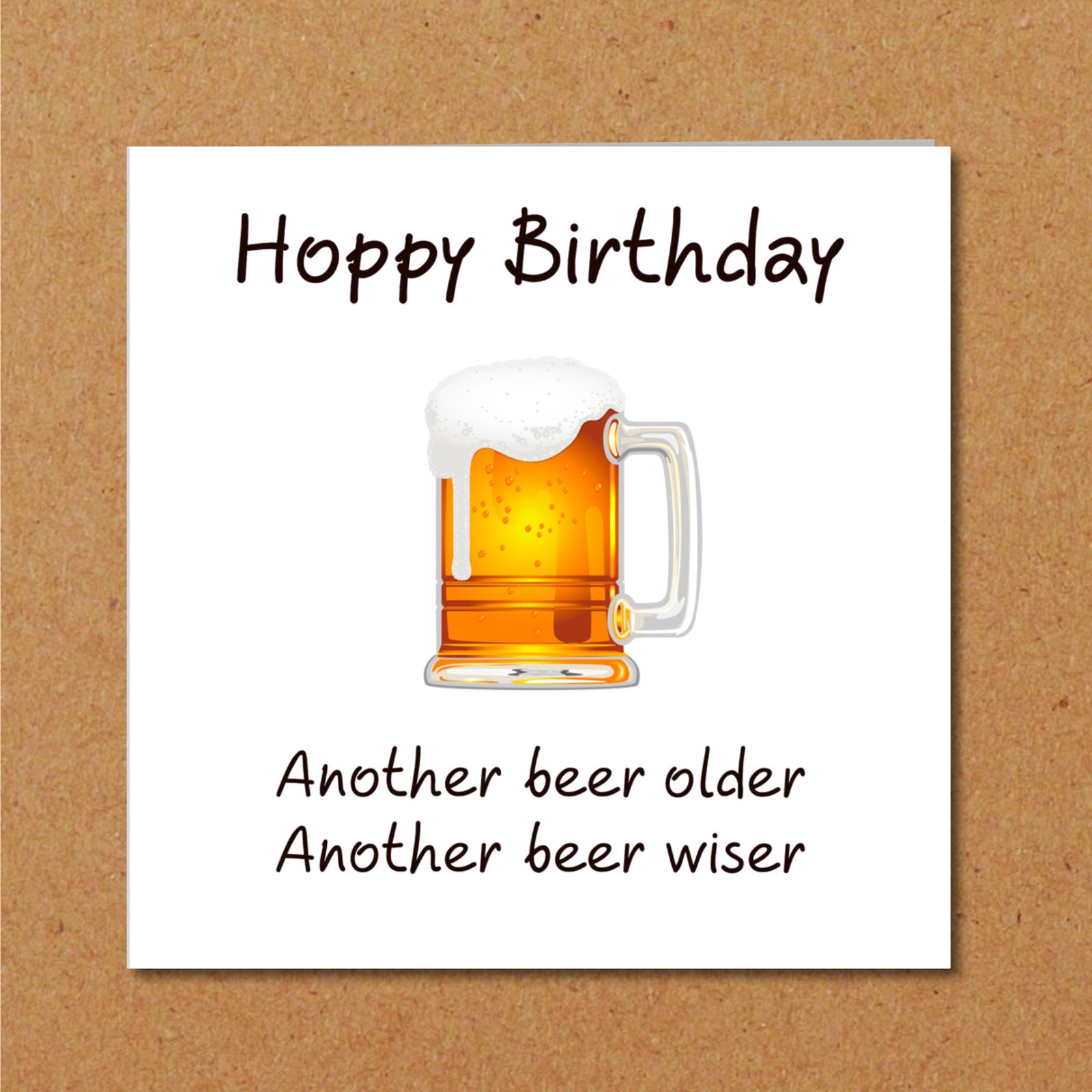 funny birthday card man men male