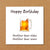 beer birthday card