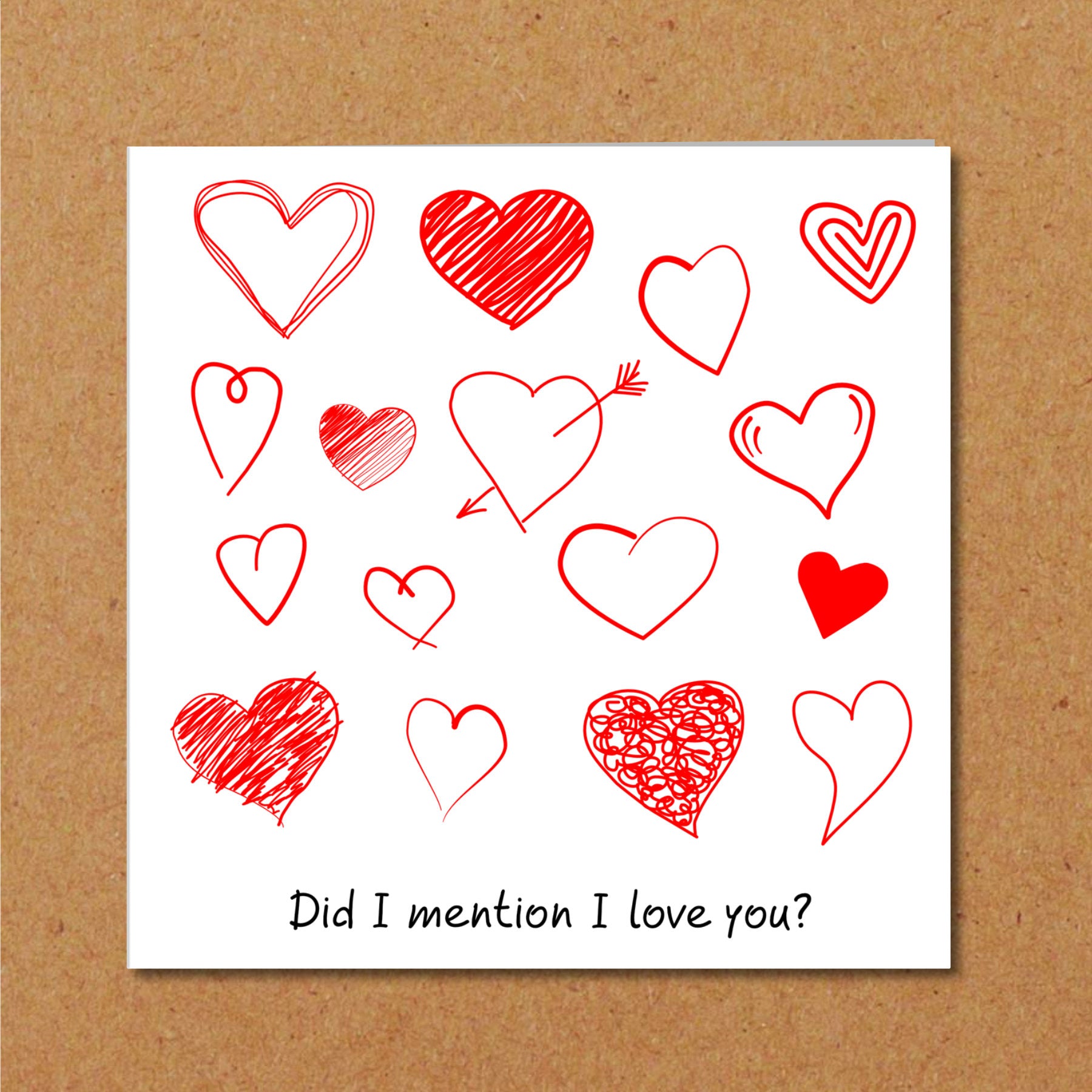 i love you card